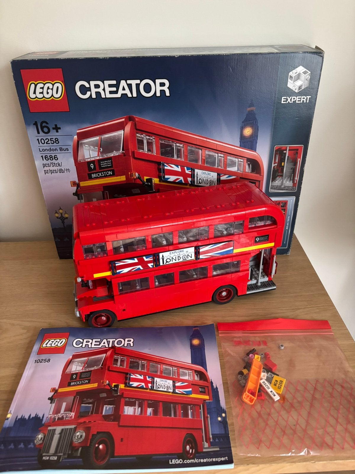 Lego creator expert London Bus 10258, Lego, Ophalen of Verzenden, Zo goed als nieuw, Compleet