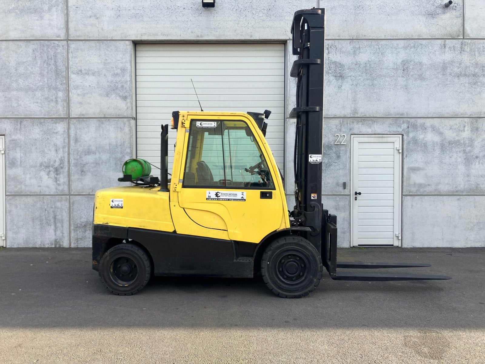 Heftruck Hyster 5,5ton Gas MET GARANTIE, Ophalen
