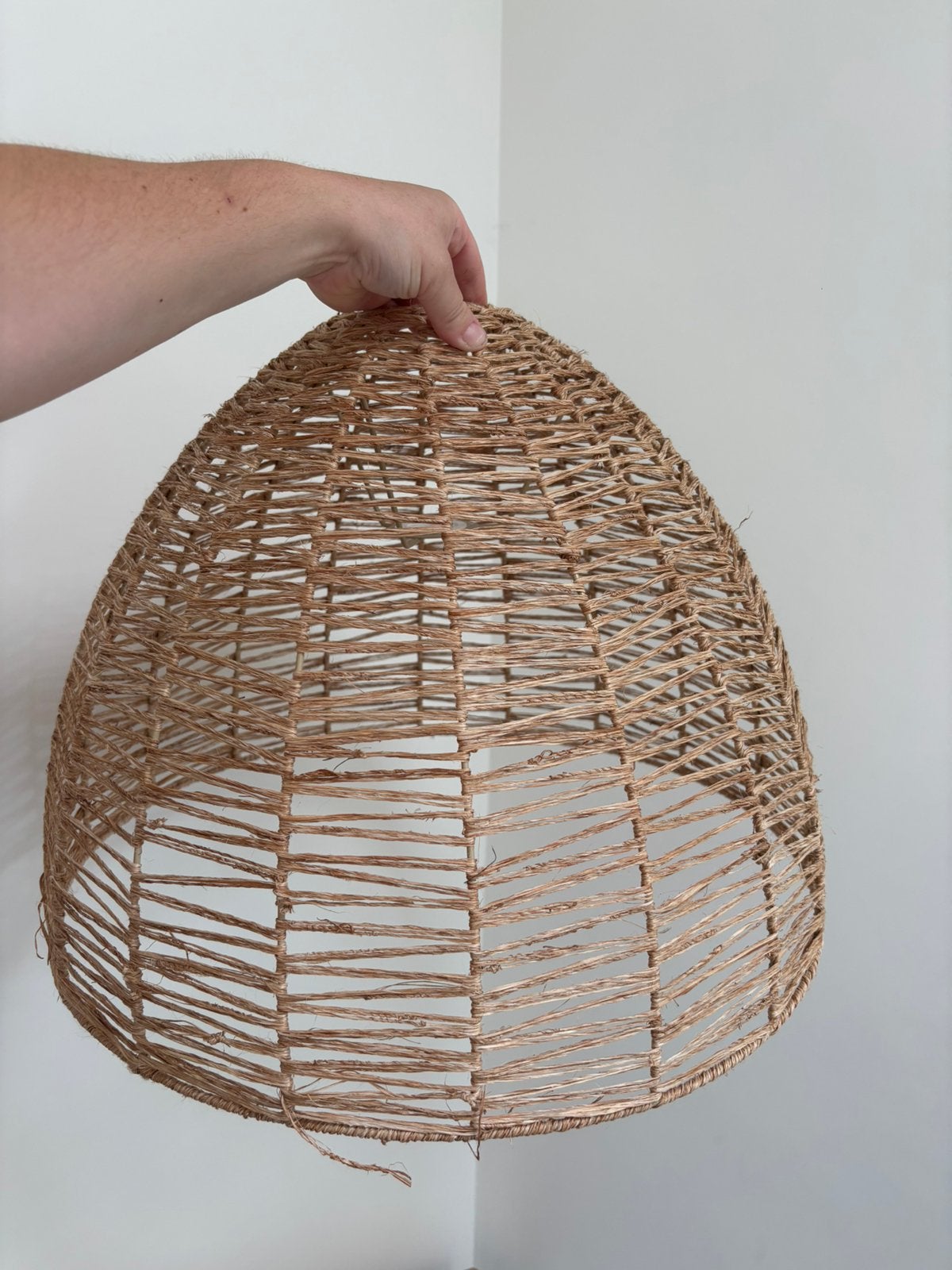 Rotan lampenkap, Ophalen of Verzenden, Zo goed als nieuw