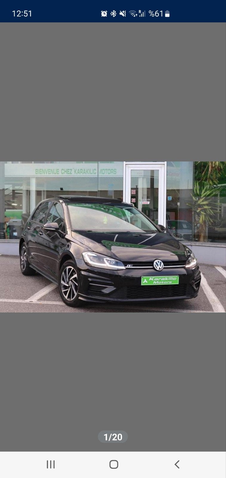 golf 7.5 r line 1.0 benzine bj:2018.  110pk  160.000 km, Autos, Volkswagen, Achat, Alcantara, Automatique, Essence