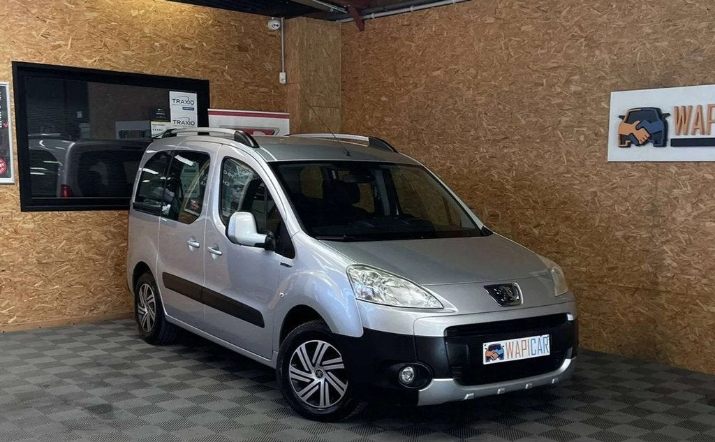 Peugeot Partner Partner Tepee 1.6 HDi Premium (bj 2012), Auto's, Euro 5, Stof, Gebruikt, Zwart