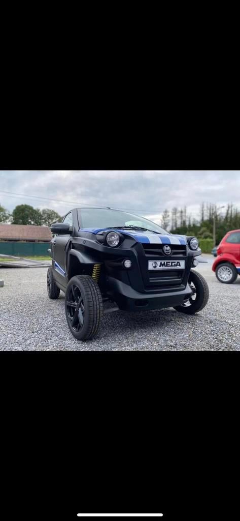 Aixam Other E-SCOUTY (bj 2023, automaat), Auto's, Automaat, Stof, Blauw, Nieuw