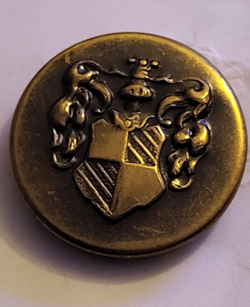 Oude militaria knoop, Verzamelen, Ophalen, Landmacht, Kleding of Schoenen