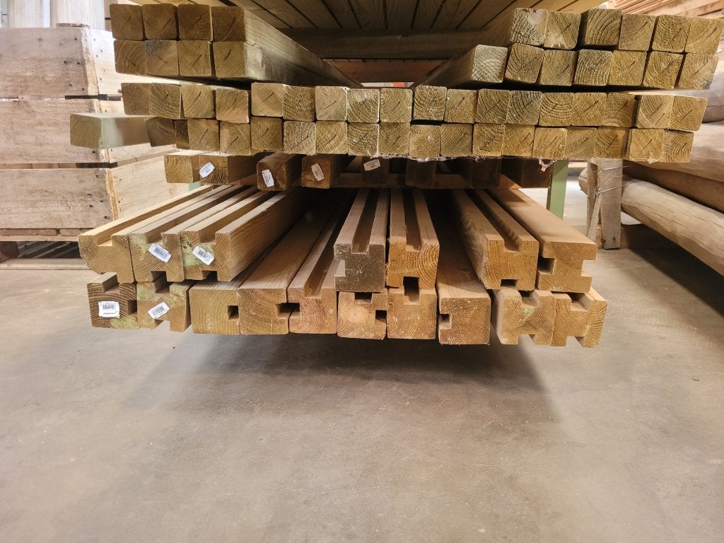 gegroefde tuinpalen 2m70, Ophalen, Nieuw, 250 cm of meer, Palen