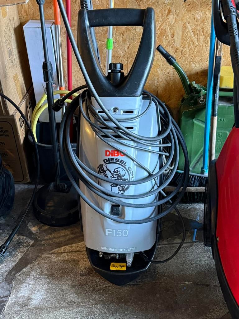 Dibo hogedrukreiniger, Ophalen, Zo goed als nieuw, Elektrisch, Met regelbare waterdruk