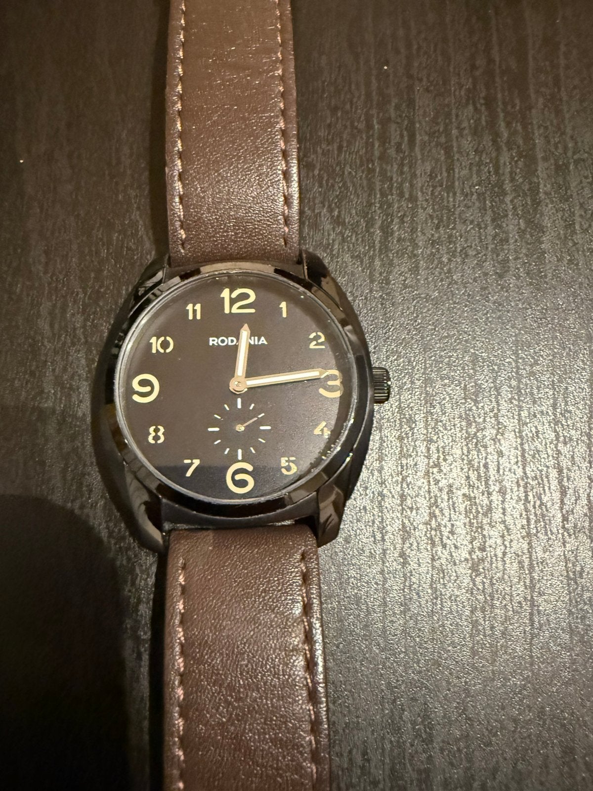 Rodania horloge, Montre-bracelet, Autres marques, Enlèvement ou Envoi, Cuir