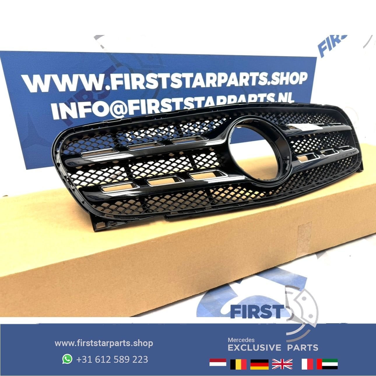 W156 X156 GLA FACELIFT GRIL A1568806400 Mercedes 2013-2018 O, Gebruikt, -, Ophalen of Verzenden, -