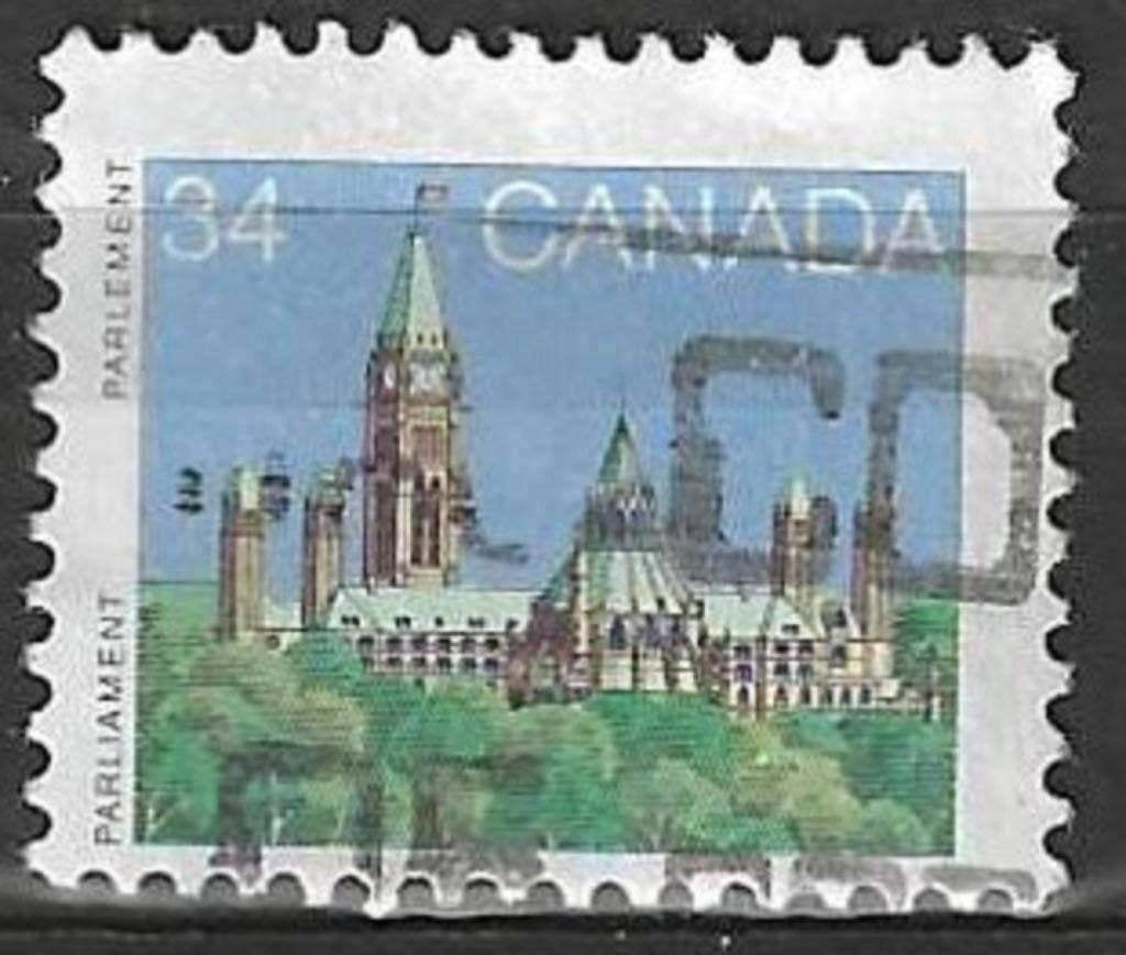 Canada 1985/1986 - Yvert 912 - Canadees parlement (ST), Verzenden, Gestempeld