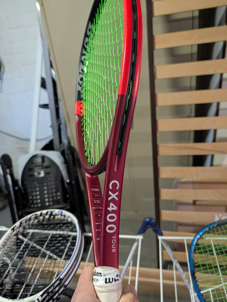dunlop cx400 tour, Sport en Fitness, Tennis, Ophalen of Verzenden, Gebruikt, Racket, Dunlop