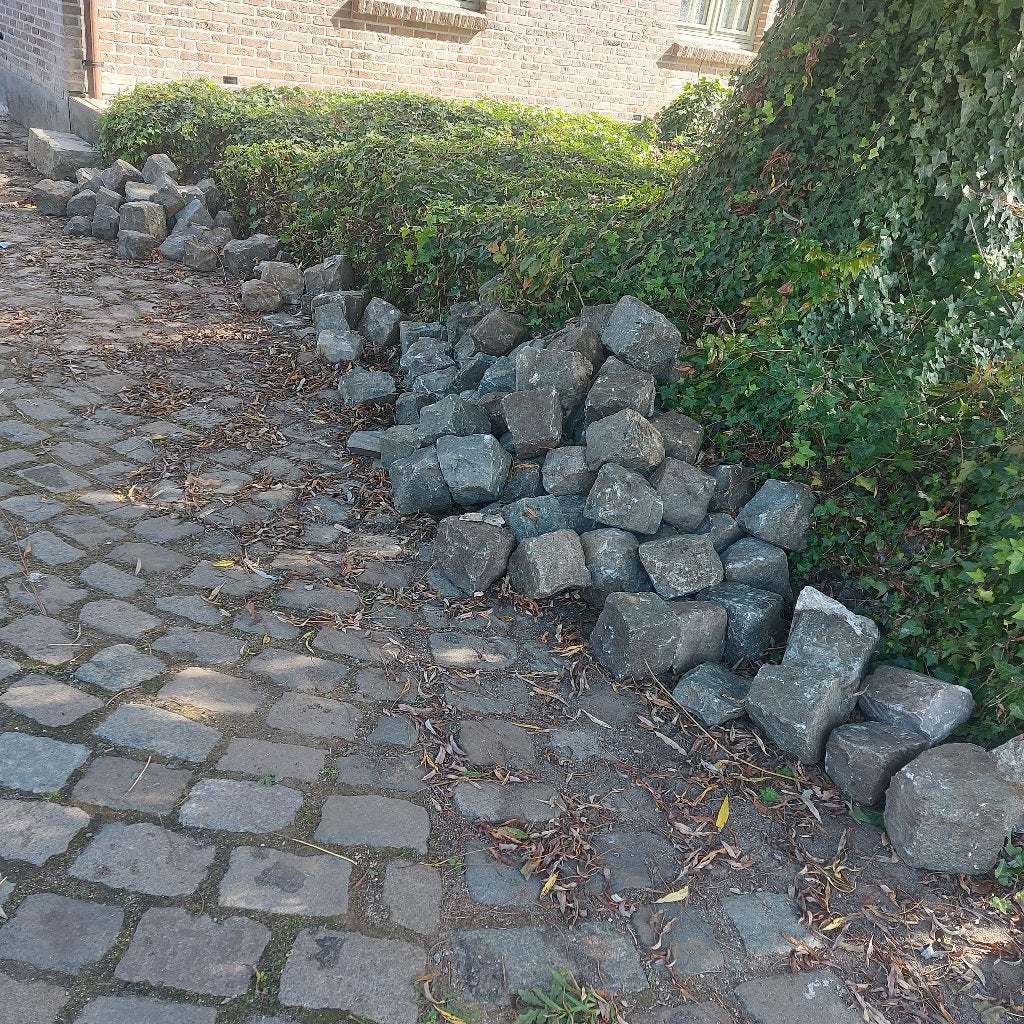 kasseien, Tuin en Terras, Ophalen, Gebruikt, Overige typen, Natuursteen