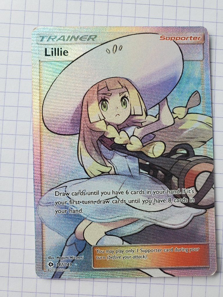 Carte pokemon rare Lilie full art neuf, Enlèvement ou Envoi, Comme neuf