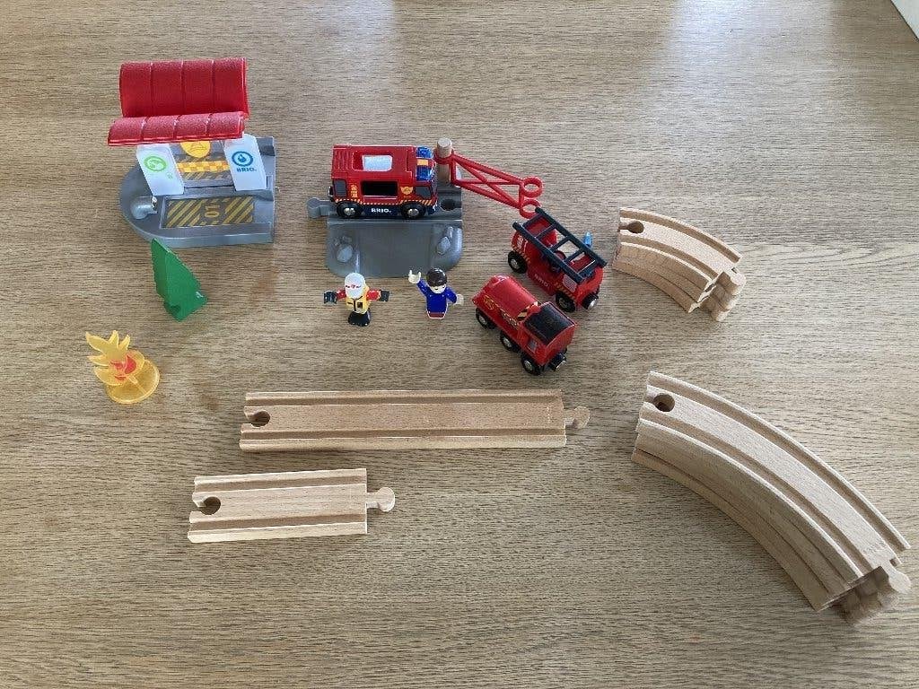 Circuit Pompier Brio, Kinderen en Baby's, Speelgoed | Racebanen, Overige merken, Racebaan, Zelf te bouwen, Ophalen of Verzenden