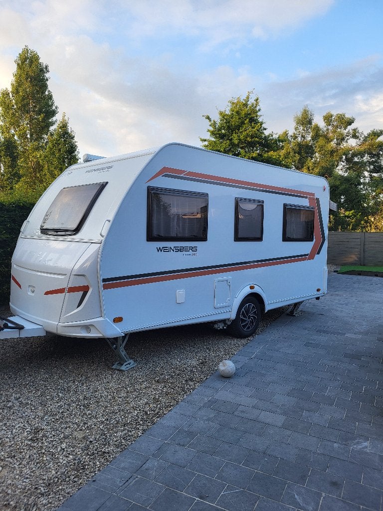 Caravan Weinsberg 420 QD, Caravans en Kamperen, Caravans, Dwarsbed, Tot en met 3, Particulier, Knaus