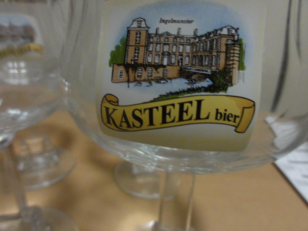 5 verres KASTEEL BIER, Enlèvement ou Envoi, Comme neuf
