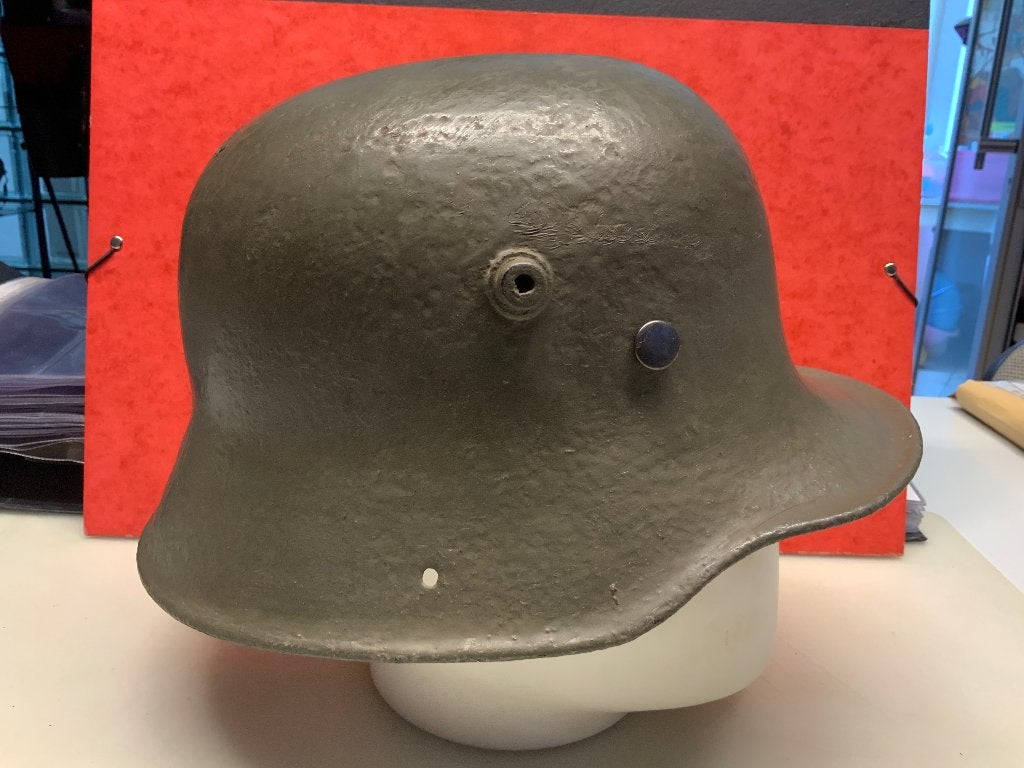 Stahlhelm Modell 18, Verzamelen, Militaria | Algemeen, Ophalen of Verzenden, Landmacht, Helm of Baret