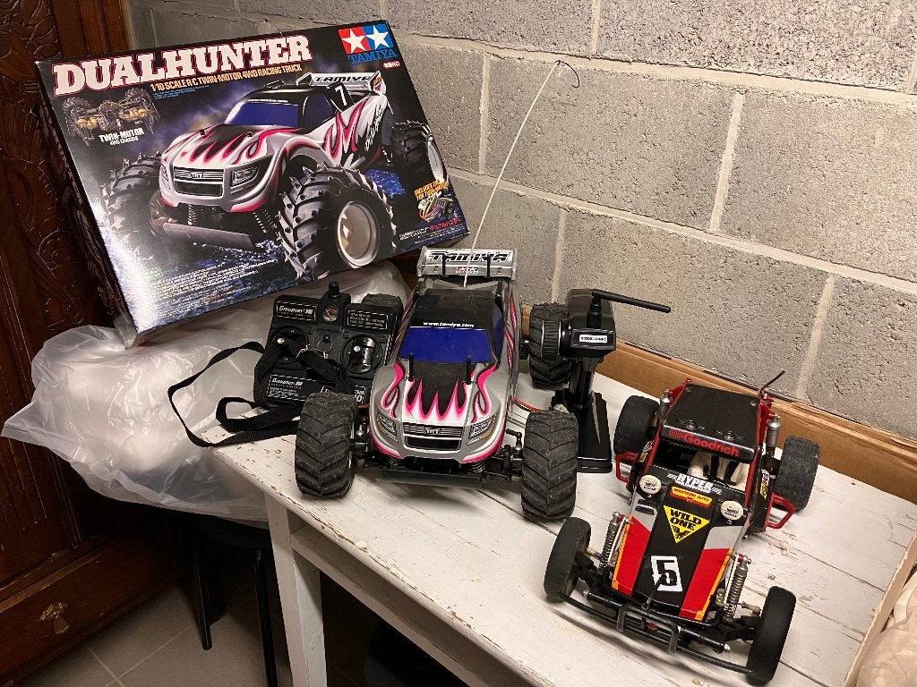 RC Tamiya Autos met delen, Hobby en Vrije tijd, Gebruikt, Auto offroad, Schaal 1:10, Ophalen