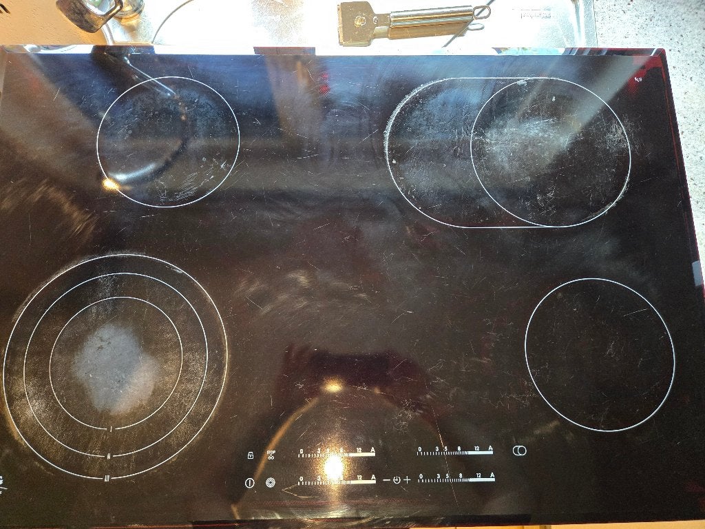 AEG Vitrokeramische plaat, Ophalen, Halogeen, Gebruikt, 4 kookzones
