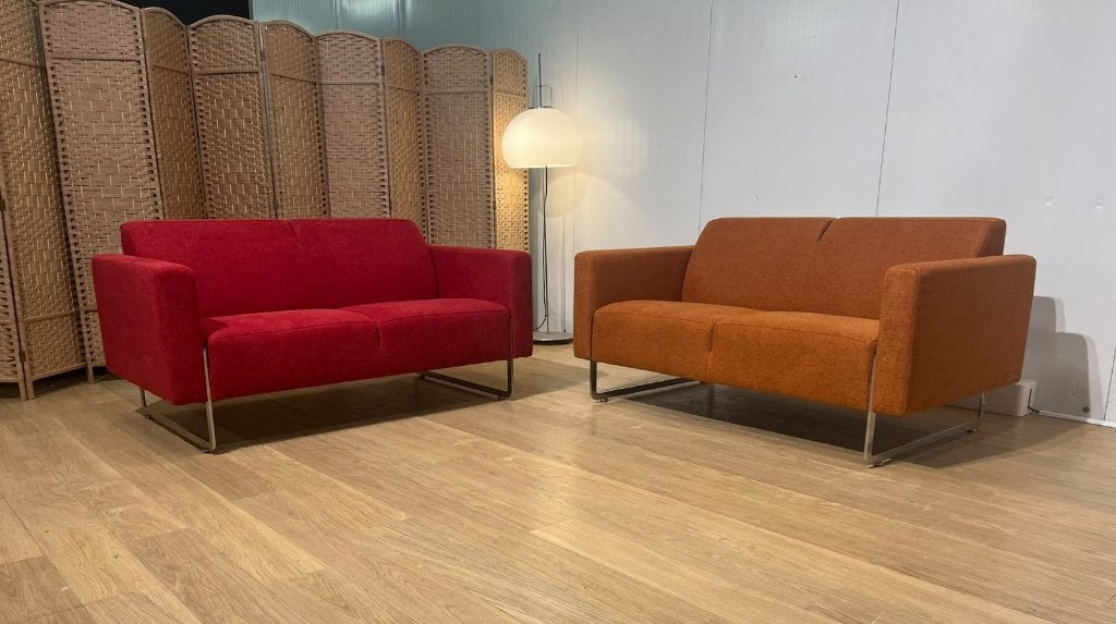 SET 2x Artifort Mare loveseat (Tapissé neuf) + garantie, Maison & Meubles, Design Bank Bankstel Zetel 2-Zits Artifort, Enlèvement ou Envoi
