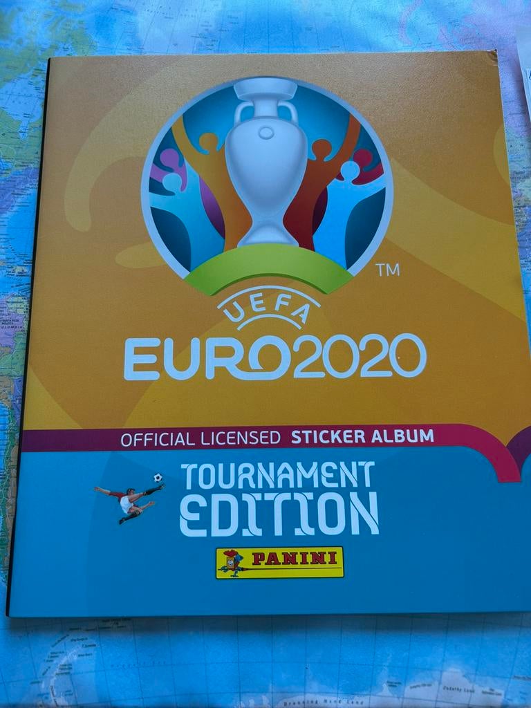 Panini Euro 2020 tournement ‘ Duitse editie’ leeg album, Ophalen of Verzenden, Zo goed als nieuw, Meerdere stickers
