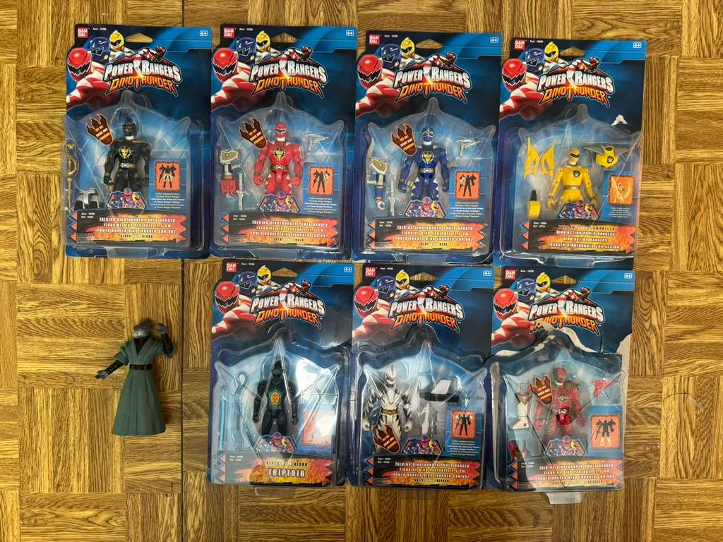 Power Rangers Dino Thunder figuren ( set ), Verzamelen, Speelgoed, Zo goed als nieuw, Ophalen of Verzenden