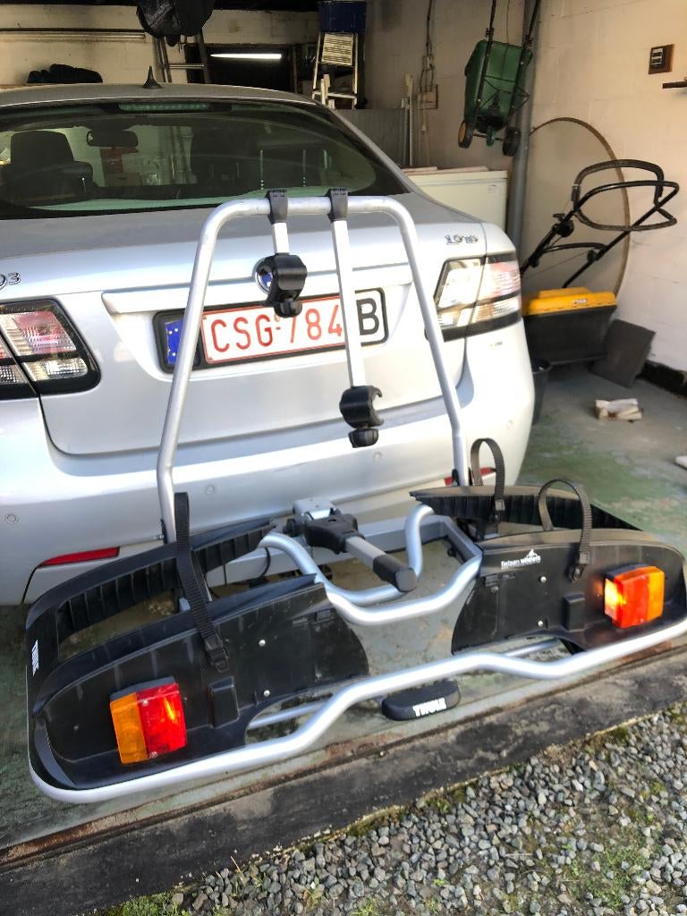 fietsen draagrek, 2fietsen, voor trekhaak, Support d'attelage, 2 vélos, Enlèvement, Utilisé