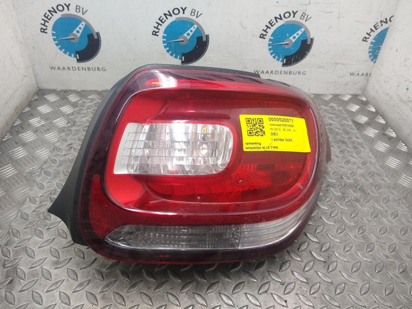 CITROEN DS3 ACHTERLICHT R 2012, Auto-onderdelen, Verlichting, Gebruikt, ARN erkend, Stiba lid, Erkend duurzaam, Ophalen of Verzenden