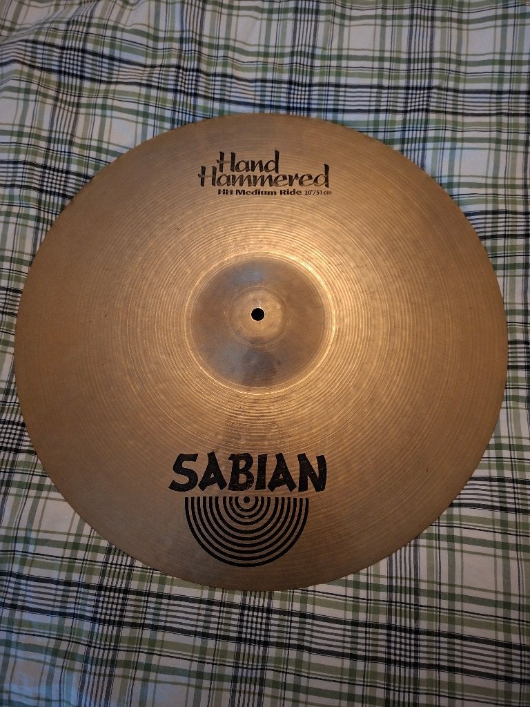 Sabian hand hammered medium ride 20, Musique & Instruments, Batteries & Percussions, Enlèvement, Comme neuf, Autres marques