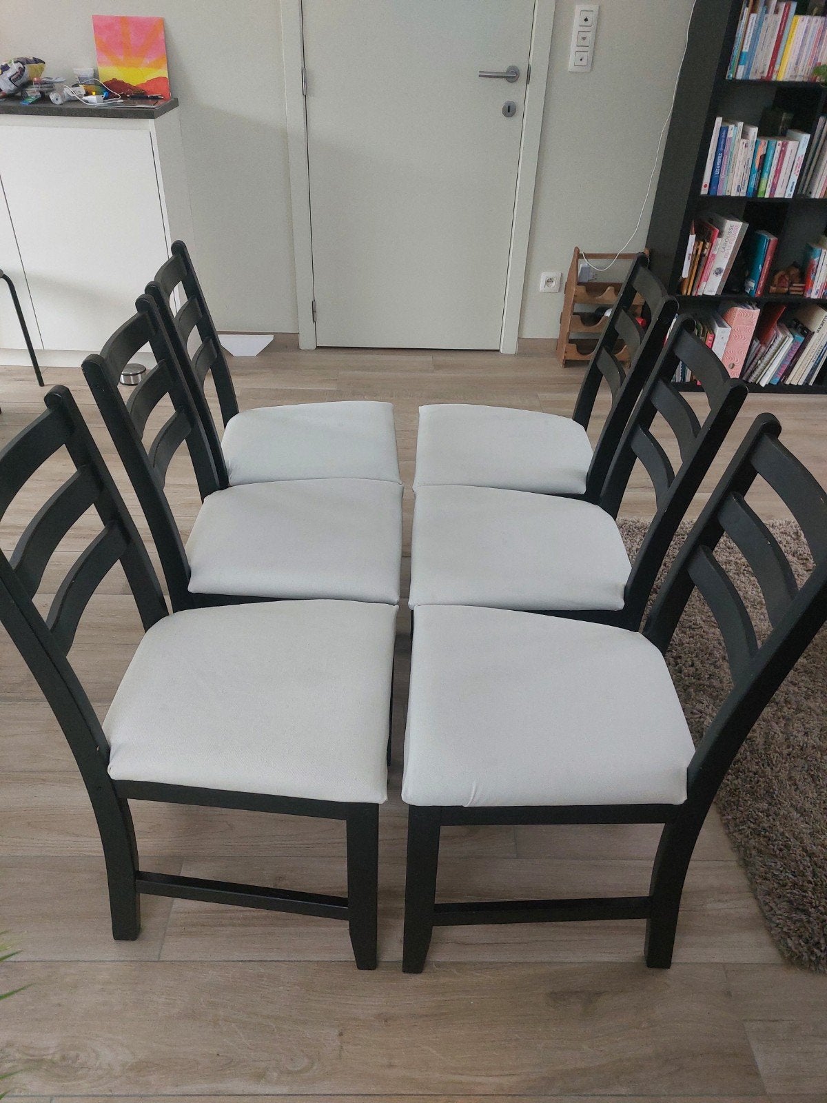 set van 6 ikea stoelen, Enlèvement