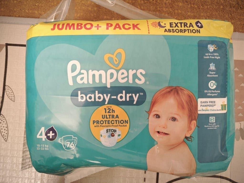 Pampers baby-dry 4+, Ophalen, Nieuw