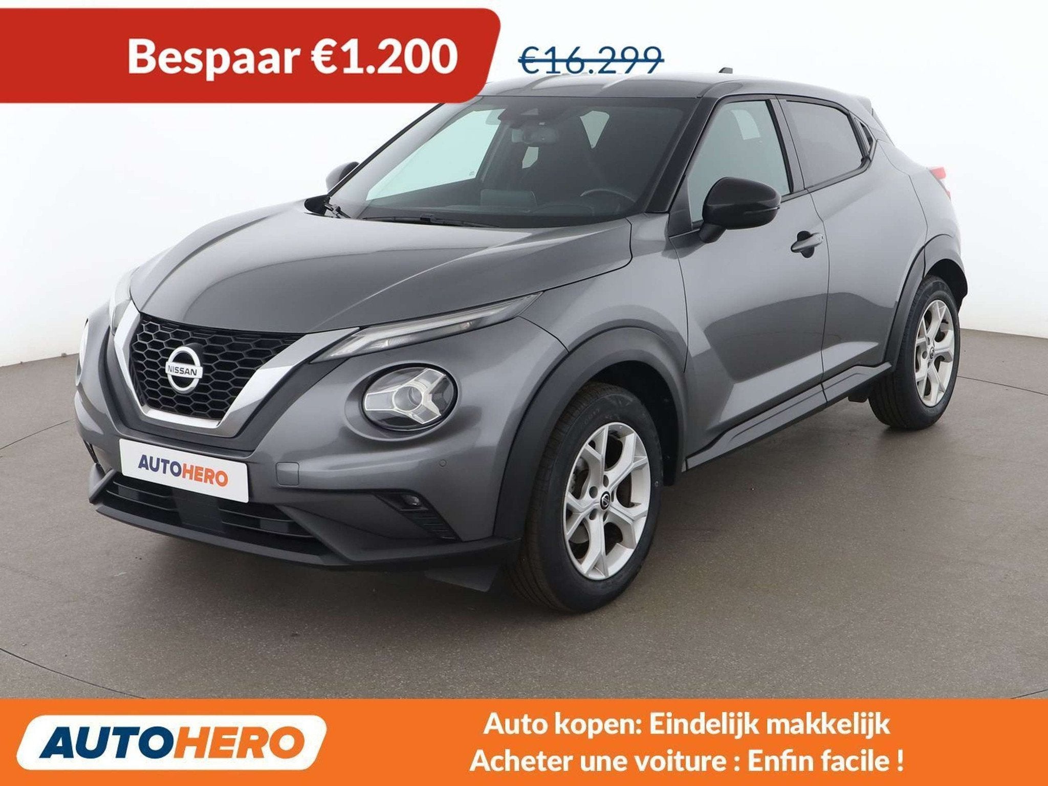 Nissan Juke 1.0 DIG-T Tekna (année de construction 2020), Argent ou Gris, Achat, Euro 6, Autres carburants