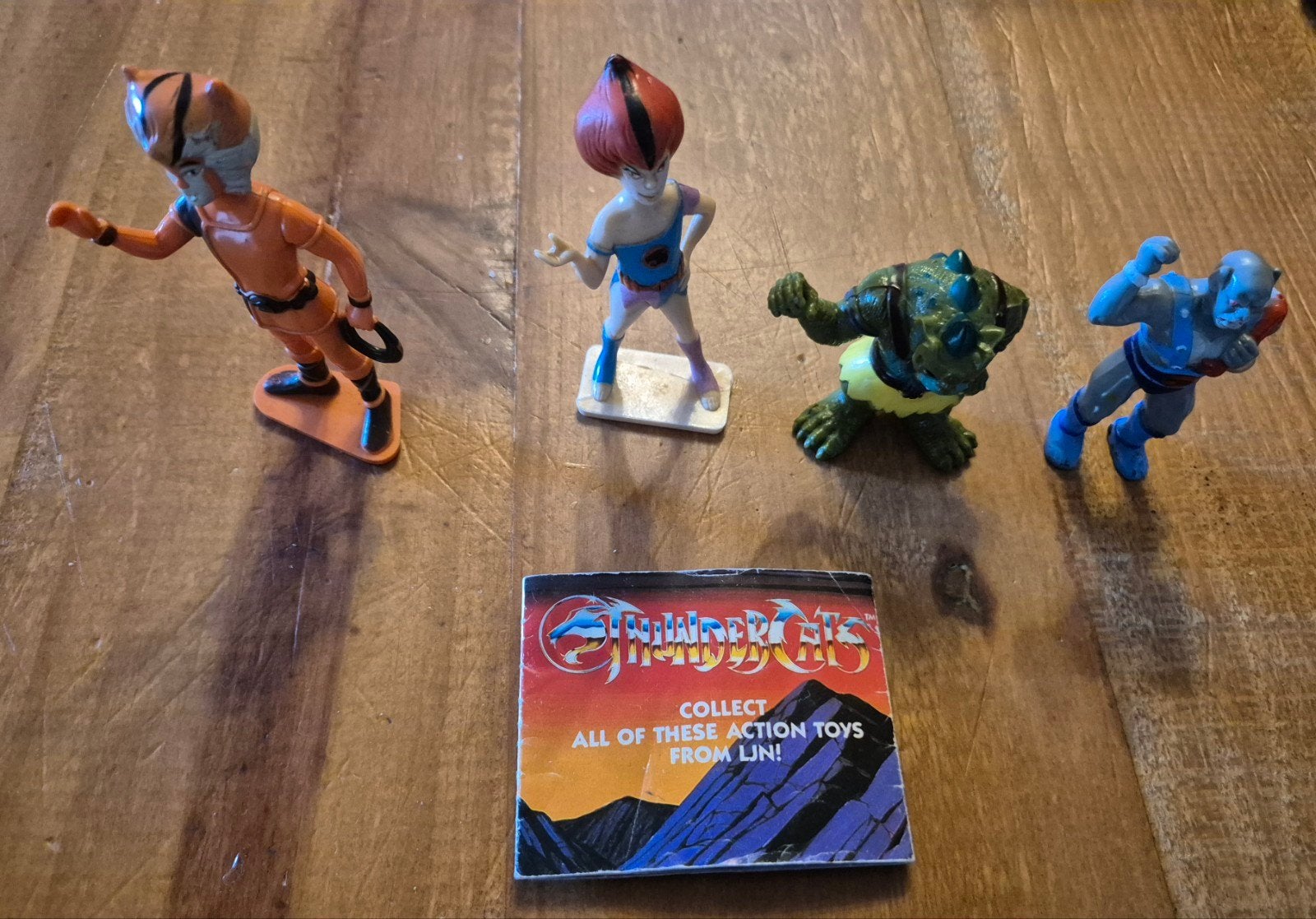 1985-1986 Cosmocats Thundercats setfiguren en catalogus, Verzamelen, Ophalen of Verzenden, Gebruikt