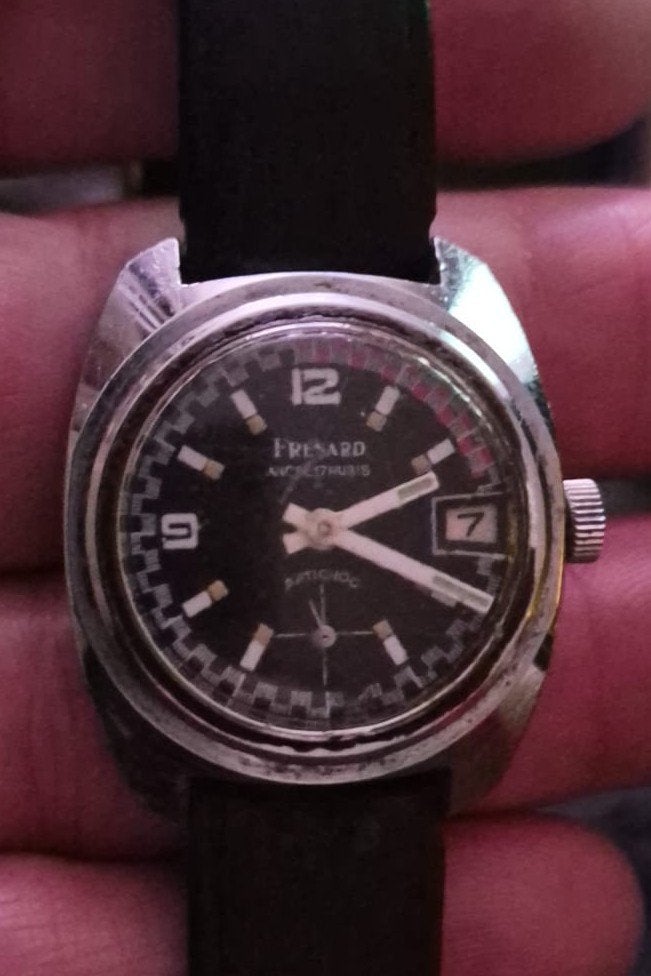 Montre Frésard Ancre 17 Rubis, Montre-bracelet, Autres marques, Autres matériaux, Enlèvement