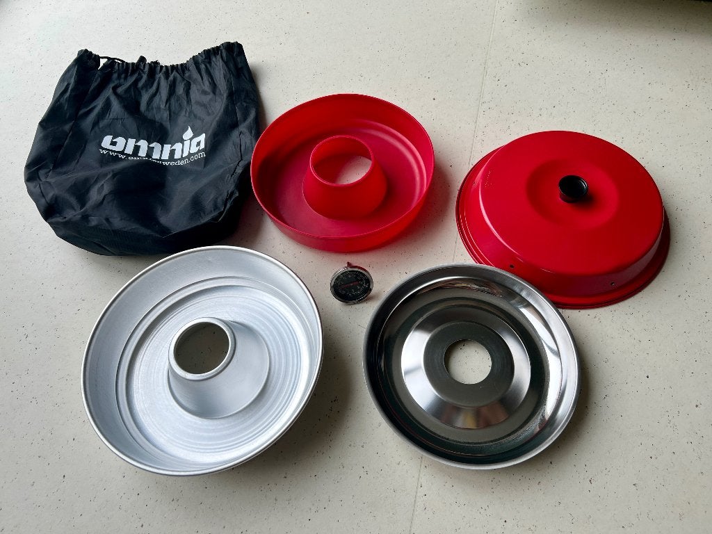 Omnia camper oven original 2l + draagtas + silicon. bakvorm, Ophalen of Verzenden, Nieuw