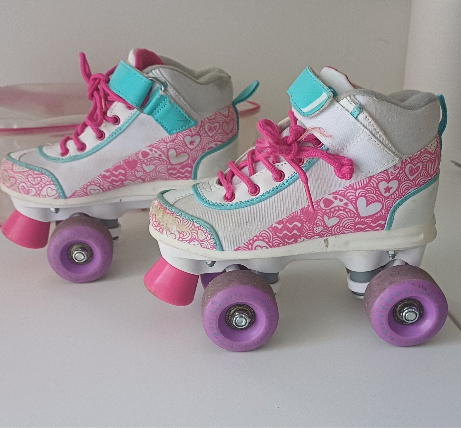patins roulettes, Kinderen en Baby's, Speelgoed | Buiten | Rolschaatsen, Ophalen, Gebruikt, Kinderen