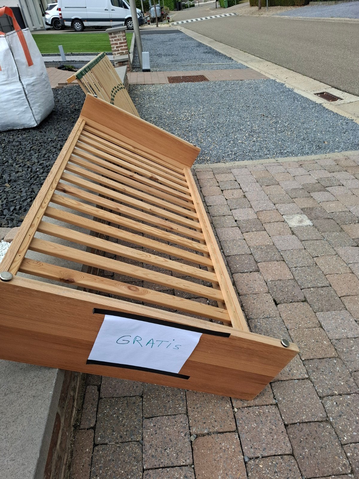 bed 90  200 gratis, Ophalen, Eenpersoons, 200 cm, 90 cm