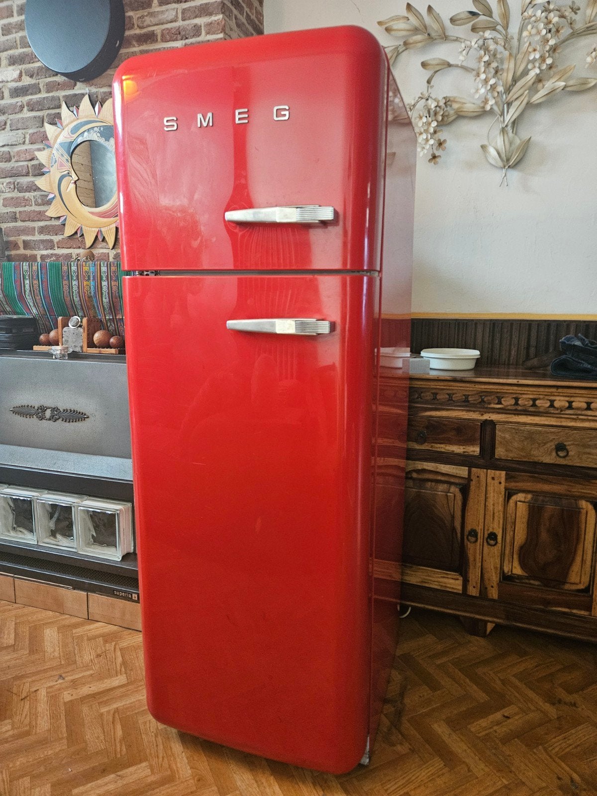 Smeg koelkast met vriesvak, Ophalen, Met vriesvak