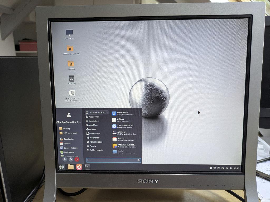 PC avec suite bureautique gratuite sous Linux Mint 22.3, Informatique & Logiciels, HDD, Enlèvement ou Envoi, Avec carte vidéo