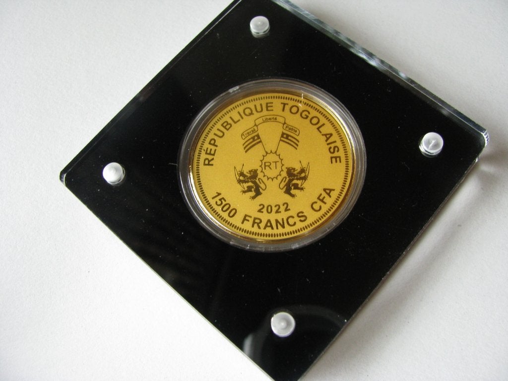 Gouden munt 1/200 Togo-1500 fr-202-nine, Postzegels en Munten, Ophalen of Verzenden, Goud