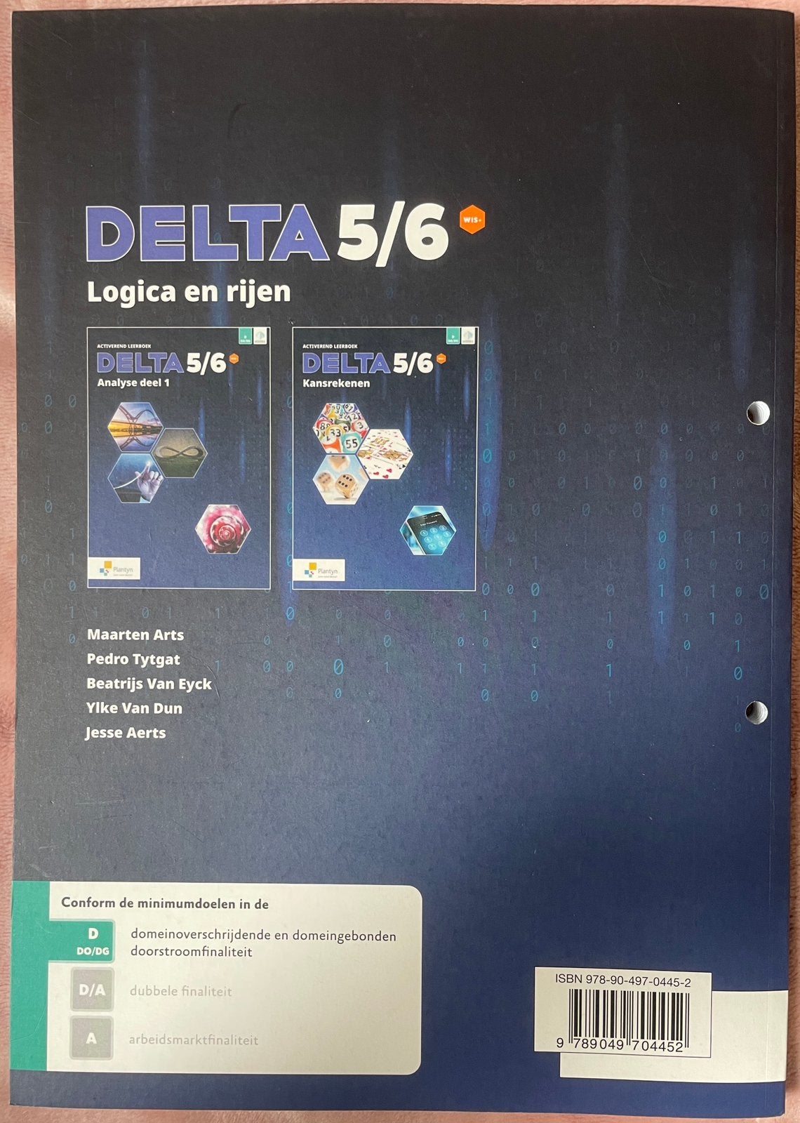 Manuel Delta 5/6 - Logic and Rows (wisk+) (licence incluse), Enlèvement ou Envoi, Neuf, Secondaire, Mathématiques A