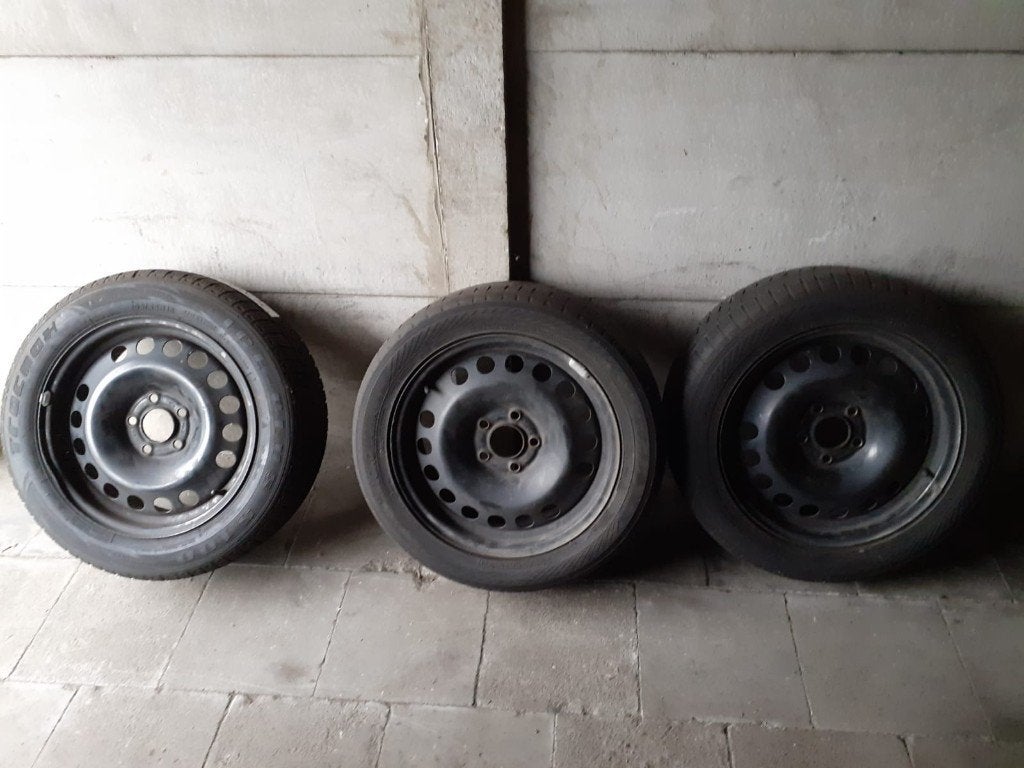 3 jantes + pneus 205/55R/16 Pour Opel, 16 pouces, 205 mm, Enlèvement, Utilisé