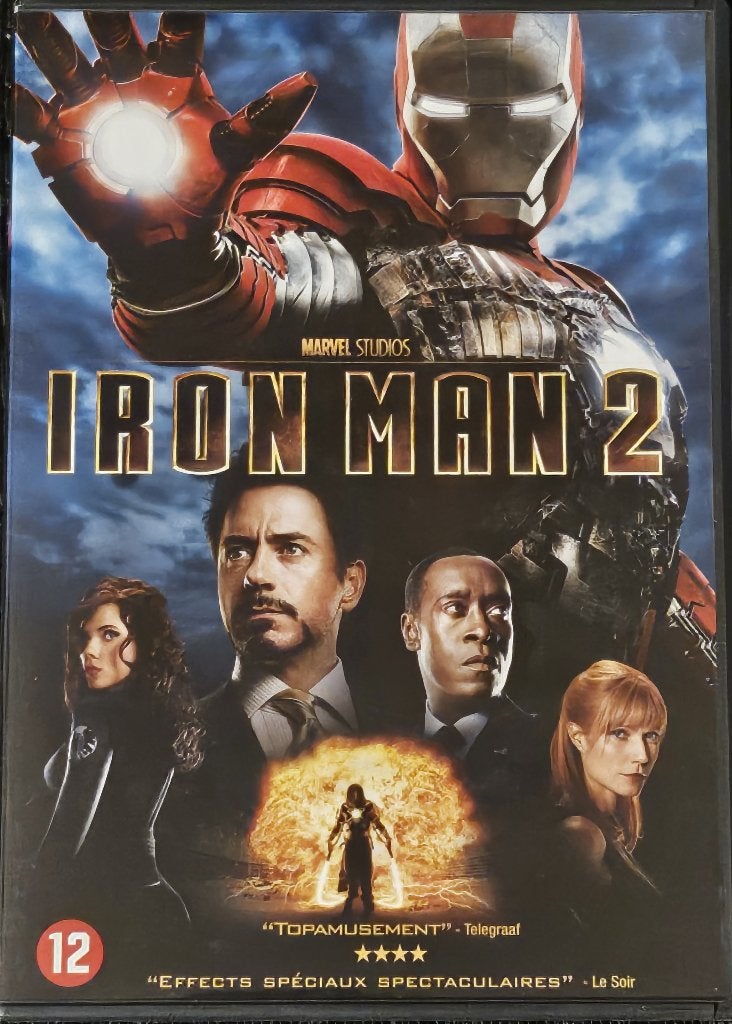 Iron Man 2 (2010), CD & DVD, DVD | Science-Fiction & Fantasy, Action, Enlèvement ou Envoi, Néerlandais, Comme neuf