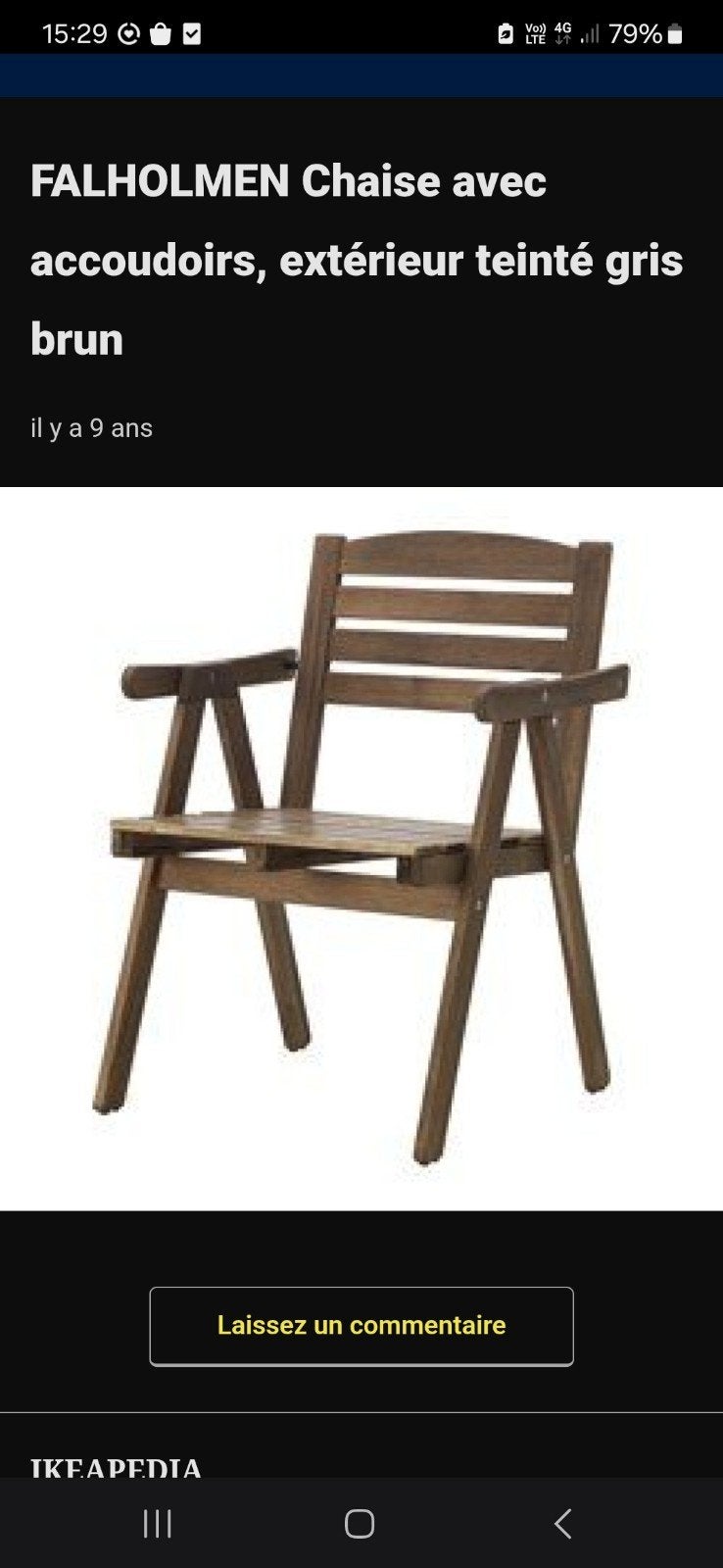 Ikea Falholmen, Maison & Meubles, Enlèvement