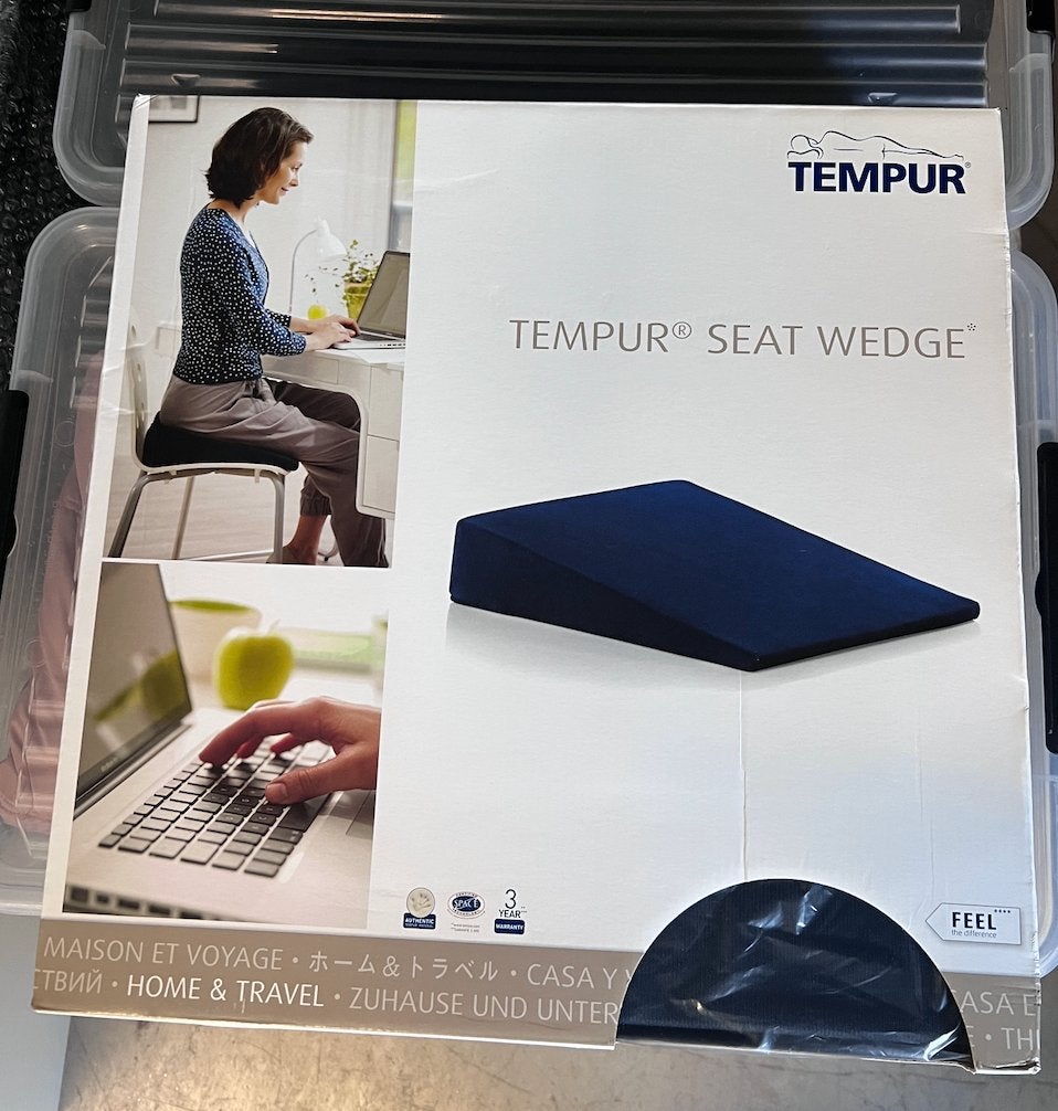 Coussin pour chaise de bureau (cunéiforme), Maison & Meubles, Neuf, Enlèvement, Autres marques, Bleu