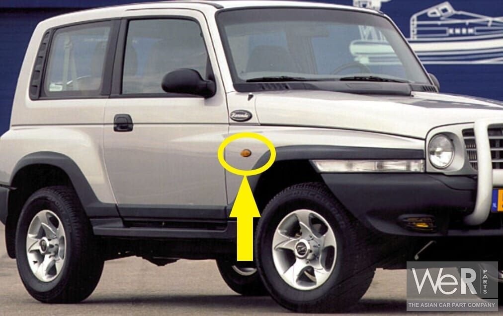 Knipperlicht Richtingaanwijzer SsangYong Korando 1996-2005 8, Auto-onderdelen, KGM Europe GmbH, Ophalen of Verzenden, Info@smotor.com