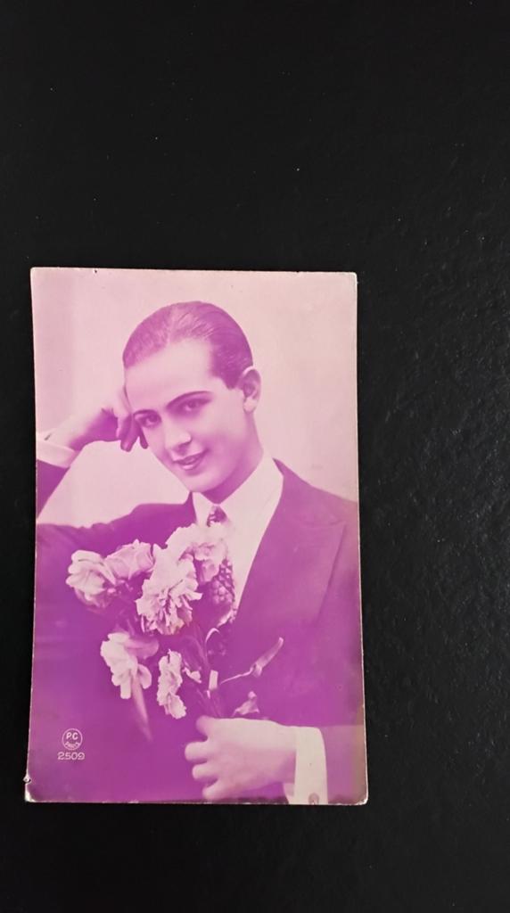 Antieke verjaardagskaart, Verzamelen, Postkaarten | Themakaarten, Ophalen of Verzenden, 1920 tot 1940, Gelopen, Feest(dag)