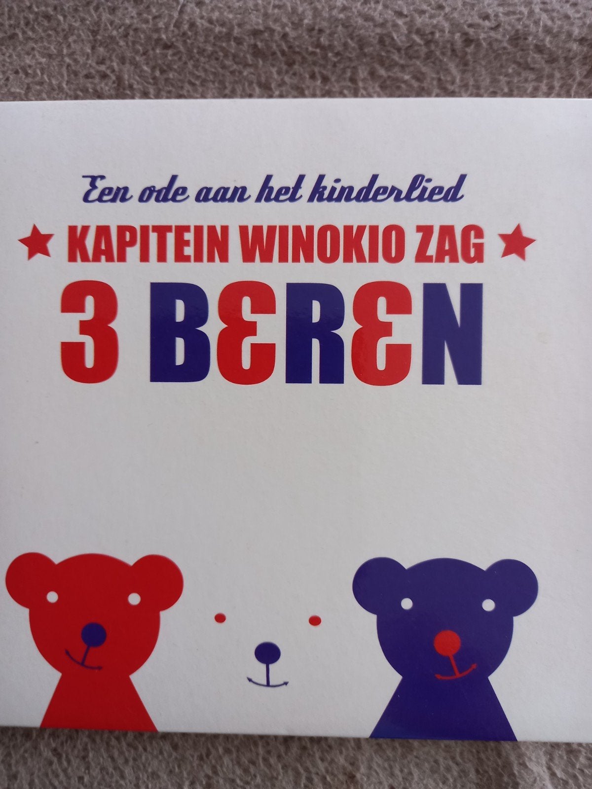 Kapitein winokio zag 3 beren, Cd's en Dvd's, Cd's | Kinderen en Jeugd, Ophalen of Verzenden