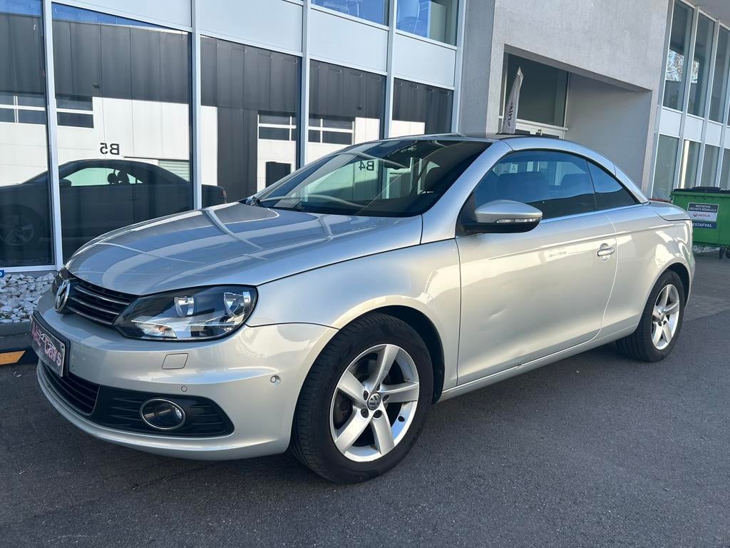 Volkswagen EOS 1.4 TSI / Cabrio / 63000km / Navi, Euro 5, Stof, Zwart, Overige kleuren