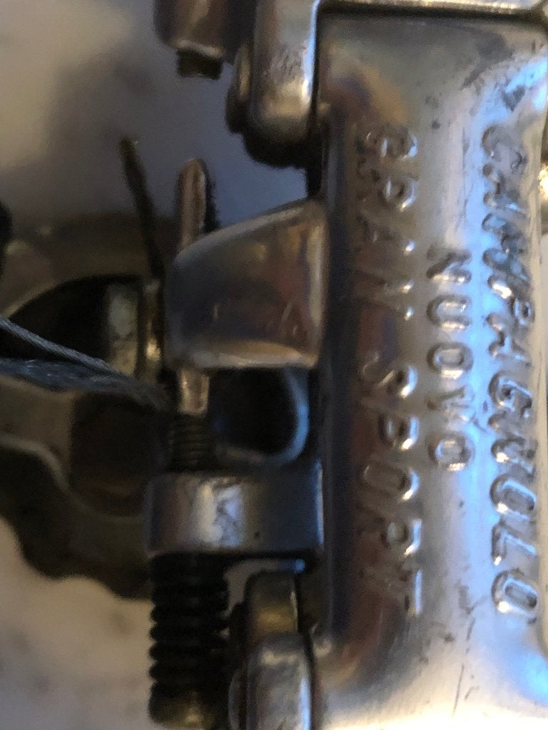 Vintage Campagnolo, Enlèvement