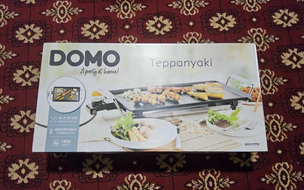 Domo Teppanyaki neuf dans sa boîte

30 euros de prix fixe, Electroménager, Enlèvement ou Envoi