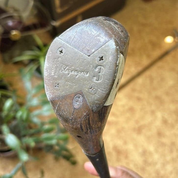 Club de Golf Ancien - Bois 3 - Slazenger - années 1950-1960, Enlèvement, Utilisé, Club, Autres marques